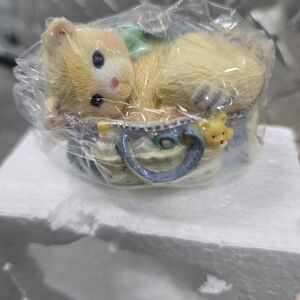 Enesco Y2K Calico Kittens "A Whole New Bag Of Tricks" Figurine - NIB